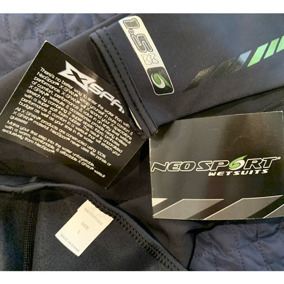 NWT NeoSport Wetsuits Men's XSPAN Long Sleeve Shirt (L) - Picture 3 of 4